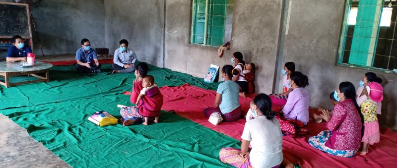 LIFT team meets with mothers to hear about their concerns during the COVID-19 crisis