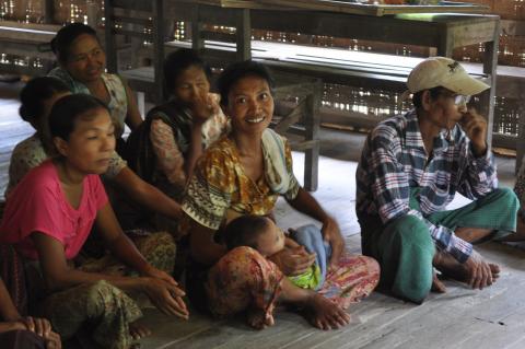 Flood affected community, Pakokku