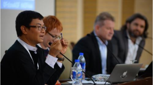 Myint Kyaw from LIFT was a panelist at Aid and Development Summit Asia.