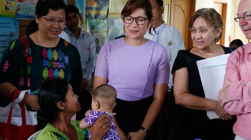 UK’s Minister of State for International Development RT Honourable Alistair Burt visited LIFT and  3MDG projects 