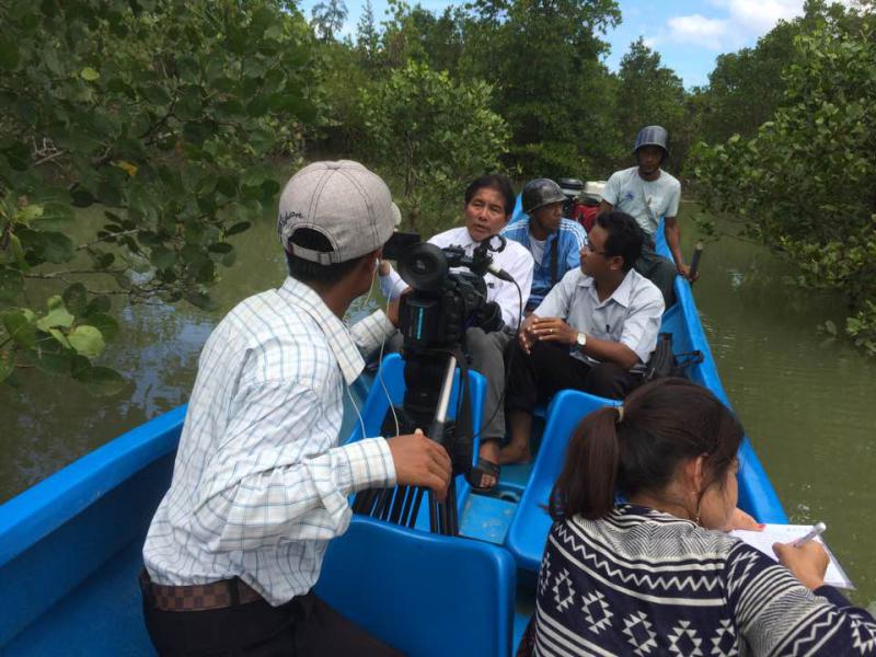 knowledge for farmers in Myanmar - tv programme